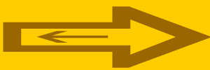 Pfeil orange